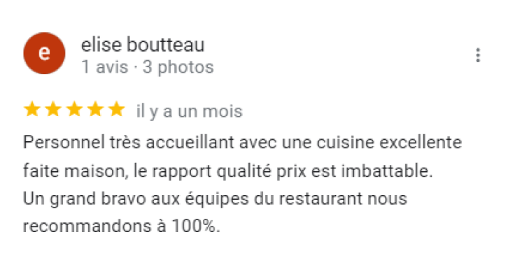 Avis Elise boutteau